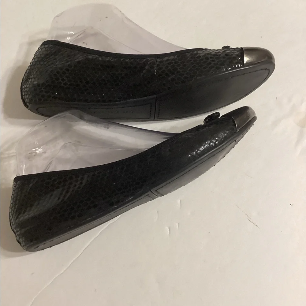 Diana Von Furstenberg Ballet Flats Snakeprint Size 7 M - Picture 3 of 6